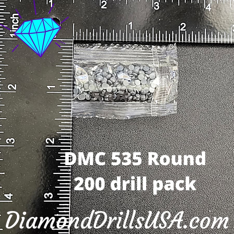 DMC 535 ROUND 5D Diamond Painting Drills Beads DMC 535 Very