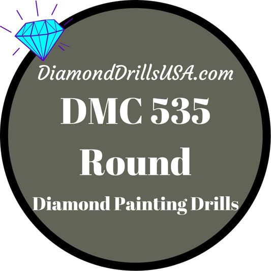 DMC 535 ROUND 5D Diamond Painting Drills Beads DMC 535 Very 
