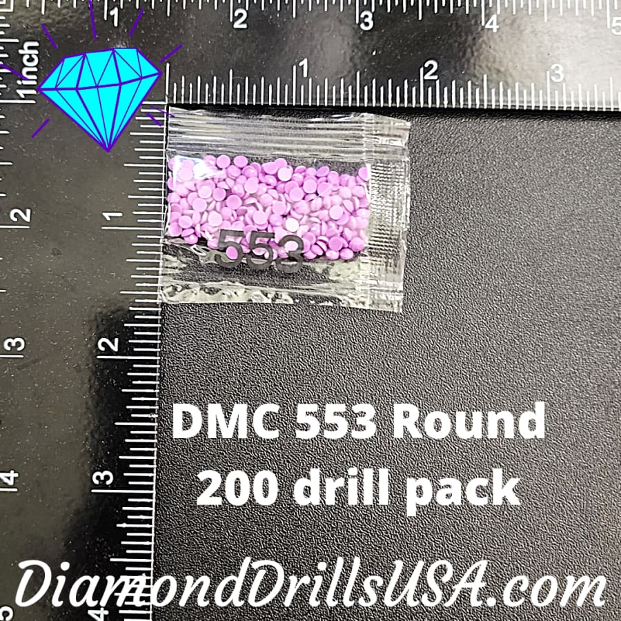 DMC 553 ROUND 5D Diamond Painting Drills Beads DMC 553
