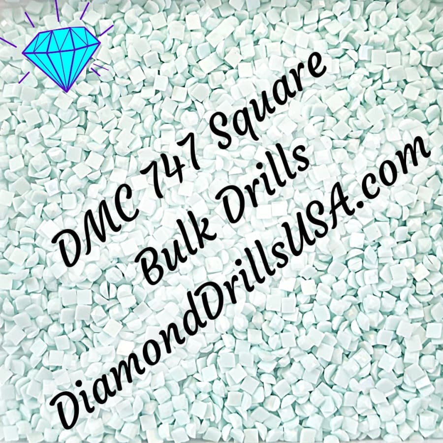 DMC 747 SQUARE 5D Diamond Painting Drills Beads DMC 747 Very