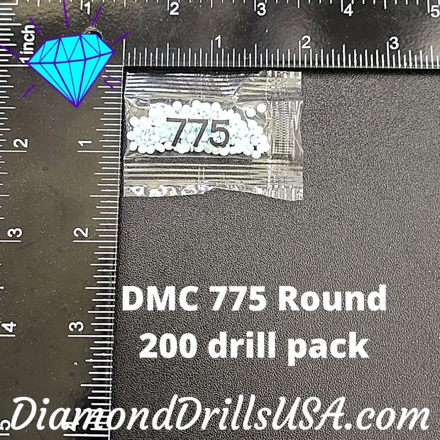 DMC 775 ROUND 5D Diamond Painting Drills Beads DMC 775 Very