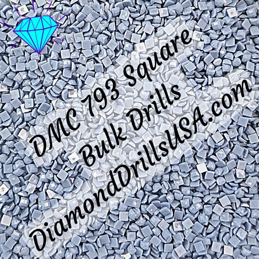 DMC 793 SQUARE 5D Diamond Painting Drills Beads DMC 793