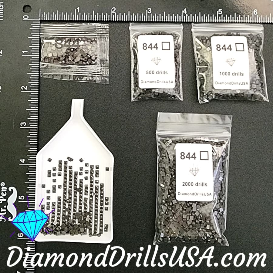 DMC 844 SQUARE 5D Diamond Painting Drills Beads DMC 844