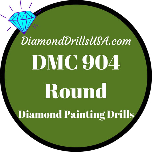 DMC 904 ROUND 5D Diamond Painting Drills Beads DMC 904 Very