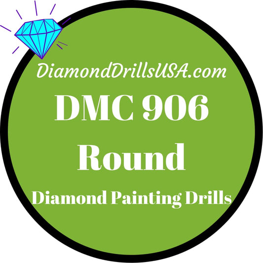 DMC 906 ROUND 5D Diamond Painting Drills Beads DMC 906