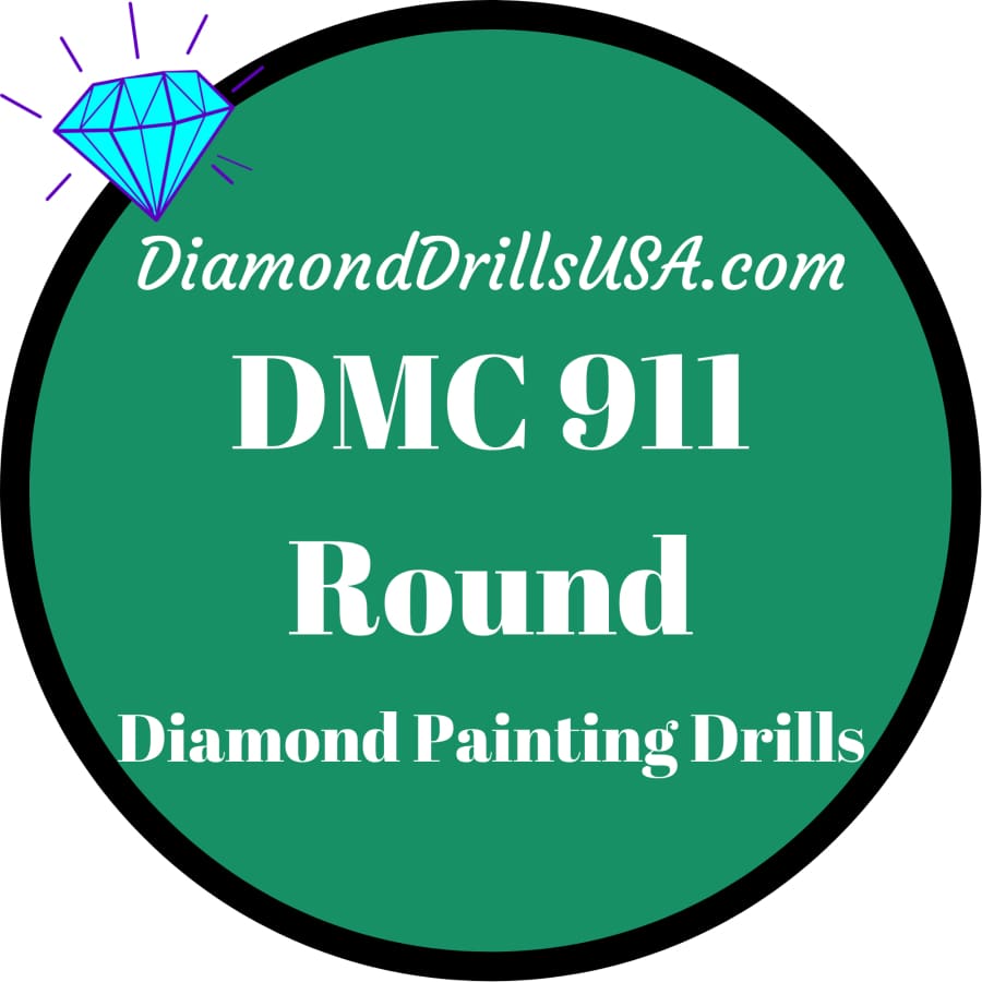DMC 911 ROUND 5D Diamond Painting Drills Beads DMC 911
