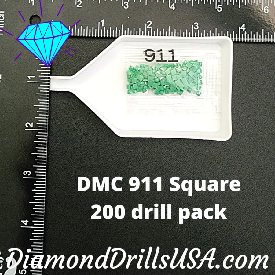 DMC 911 SQUARE 5D Diamond Painting Drills Beads DMC 911