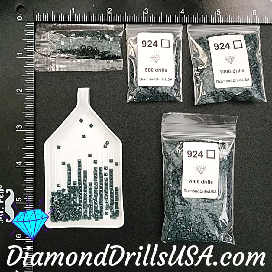 DMC 924 SQUARE 5D Diamond Painting Drills Beads DMC 924 Very