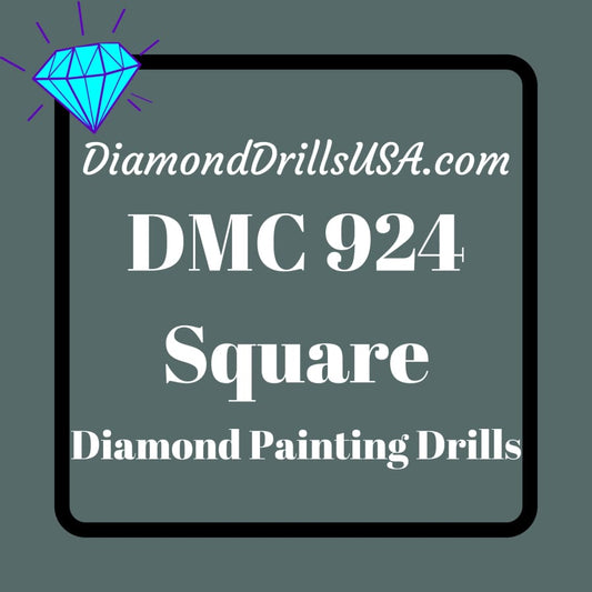 DMC 924 SQUARE 5D Diamond Painting Drills Beads DMC 924 Very