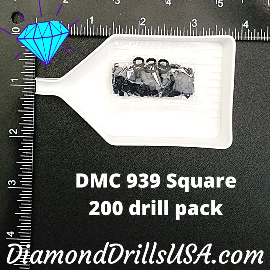 DMC 939 SQUARE 5D Diamond Painting Drills Beads DMC 939 Very