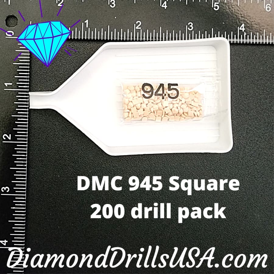 DMC 945 SQUARE 5D Diamond Painting Drills Beads DMC 945