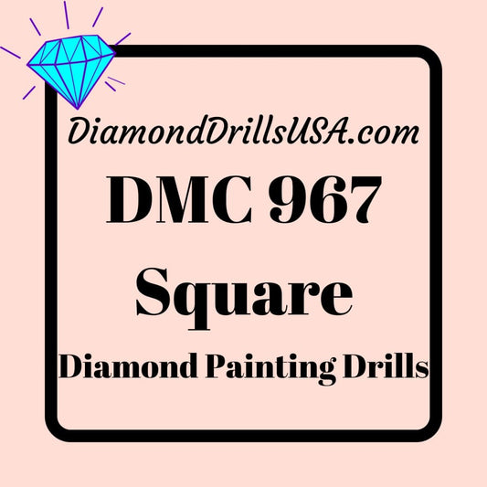 DMC 967 SQUARE 5D Diamond Painting Drills Beads DMC 967 Very