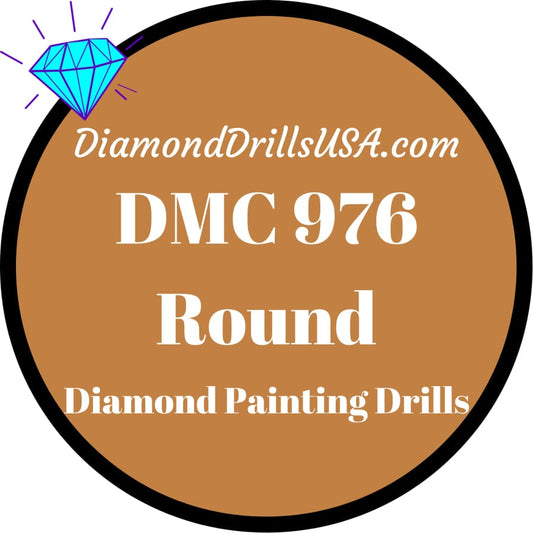 DMC 976 ROUND 5D Diamond Painting Drills Beads DMC 976