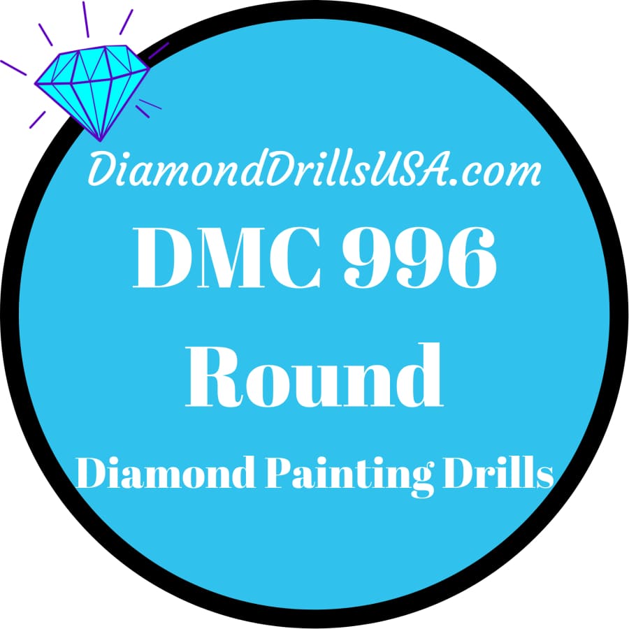 DMC 996 ROUND 5D Diamond Painting Drills Beads DMC 996