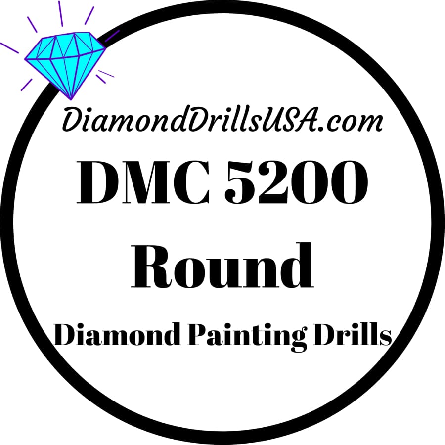 DMC B5200 ROUND 5D Diamond Painting Drills Beads DMC 5200