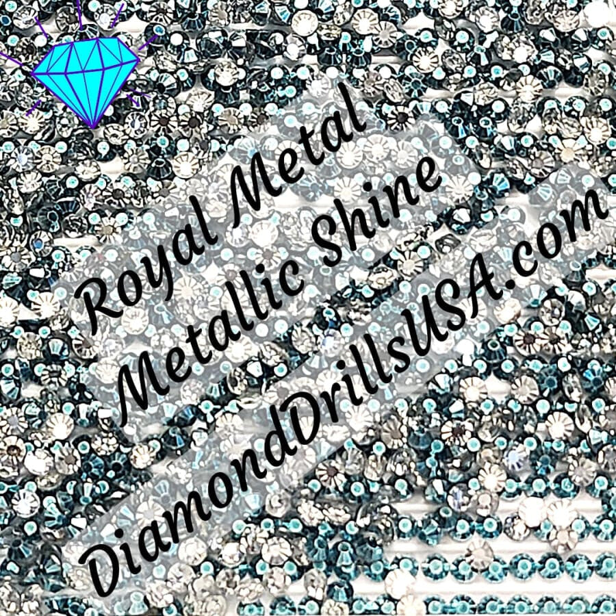 Metallic Royal ROUND Diamond Painting Drills Metal Finish