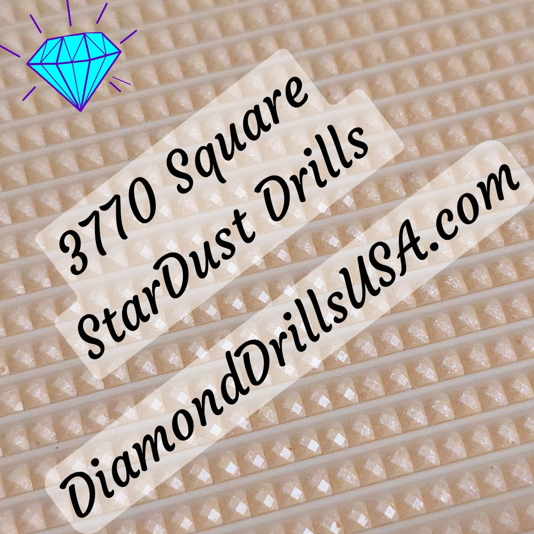3770 StarDust SQUARE Pearl Mica Dust 5D Diamond Painting Drills Pixie Fairy DMC 3770 Very Light Tawny