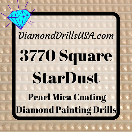 3770 StarDust SQUARE Pearl Mica Dust 5D Diamond Painting Drills Pixie Fairy DMC 3770 Very Light Tawny