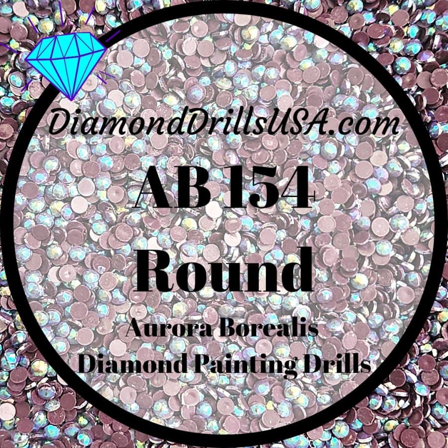 AB 154 ROUND Aurora Borealis 5D Diamond Painting Drills