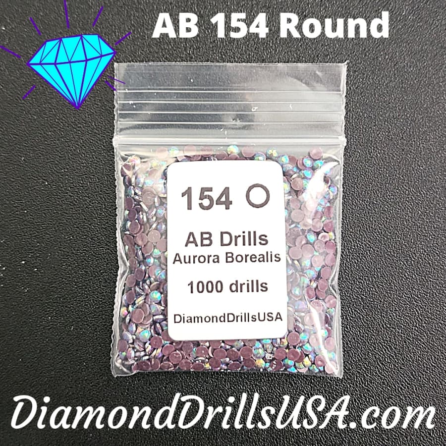 AB 154 ROUND Aurora Borealis 5D Diamond Painting Drills