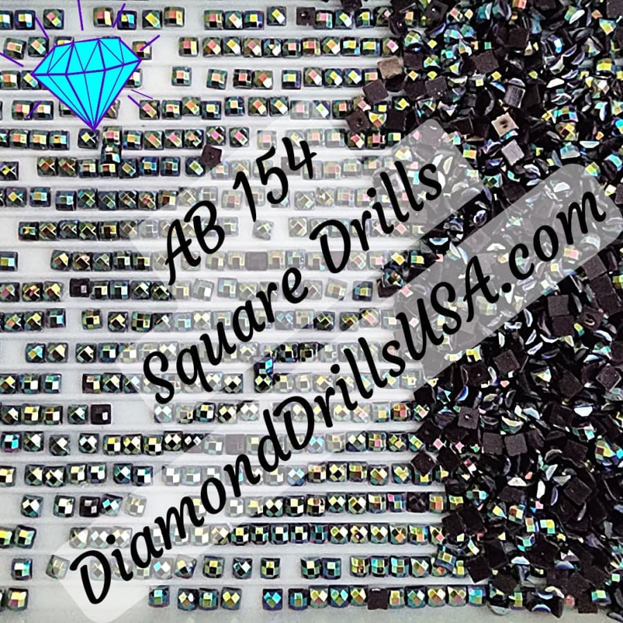 AB 154 SQUARE Aurora Borealis 5D Diamond Painting Drills