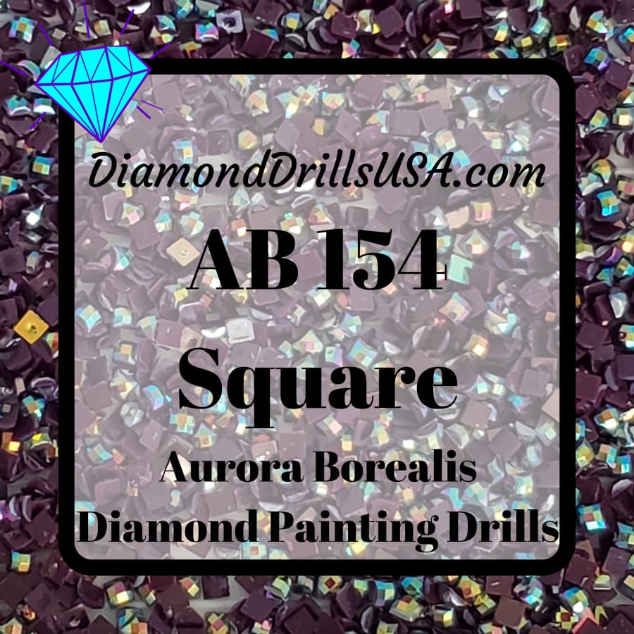 AB 154 SQUARE Aurora Borealis 5D Diamond Painting Drills