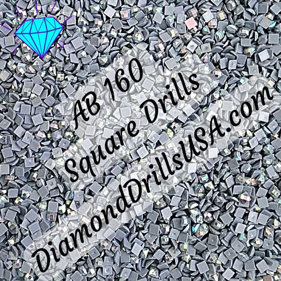 AB 160 SQUARE Aurora Borealis 5D Diamond Painting Drills