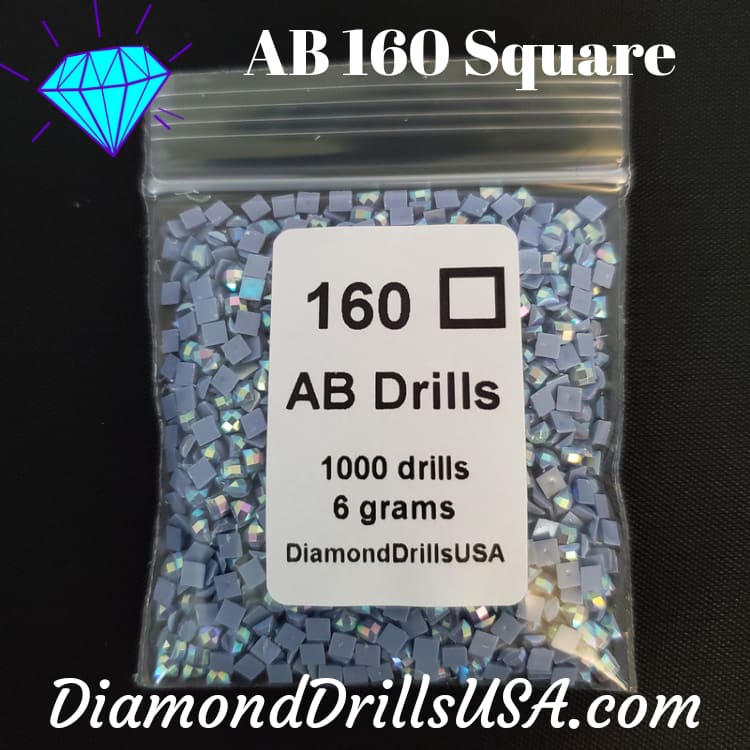 AB 160 SQUARE Aurora Borealis 5D Diamond Painting Drills