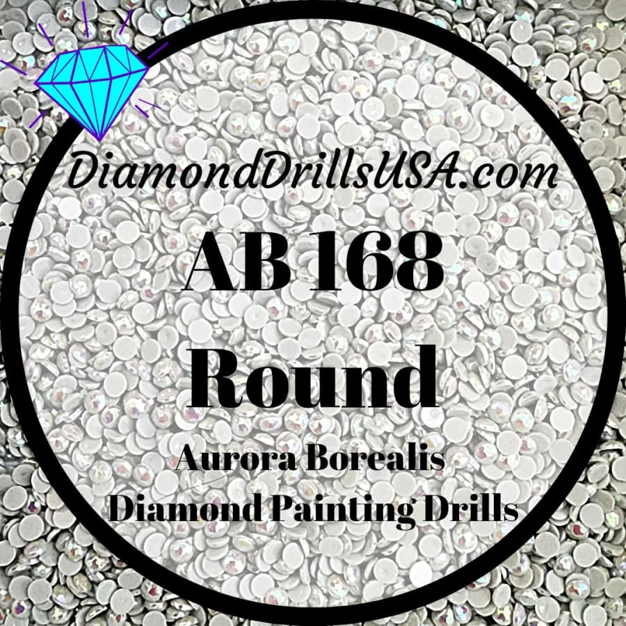 AB 168 ROUND Aurora Borealis 5D Diamond Painting Drills