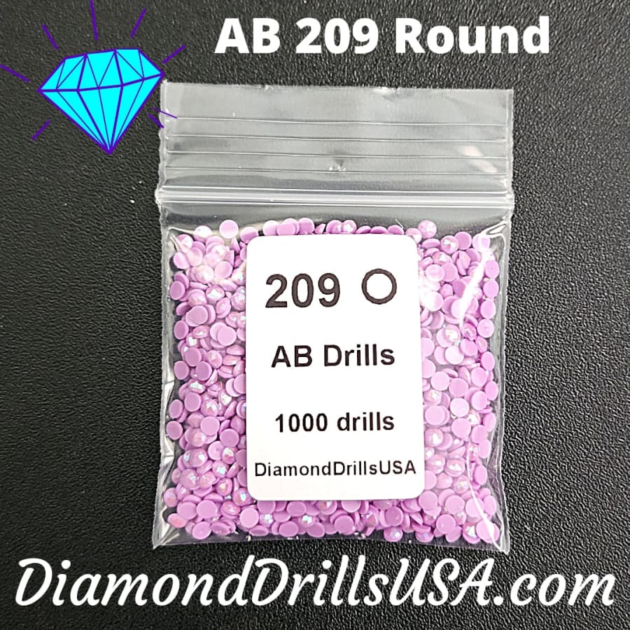 AB 209 ROUND Aurora Borealis 5D Diamond Painting Drills