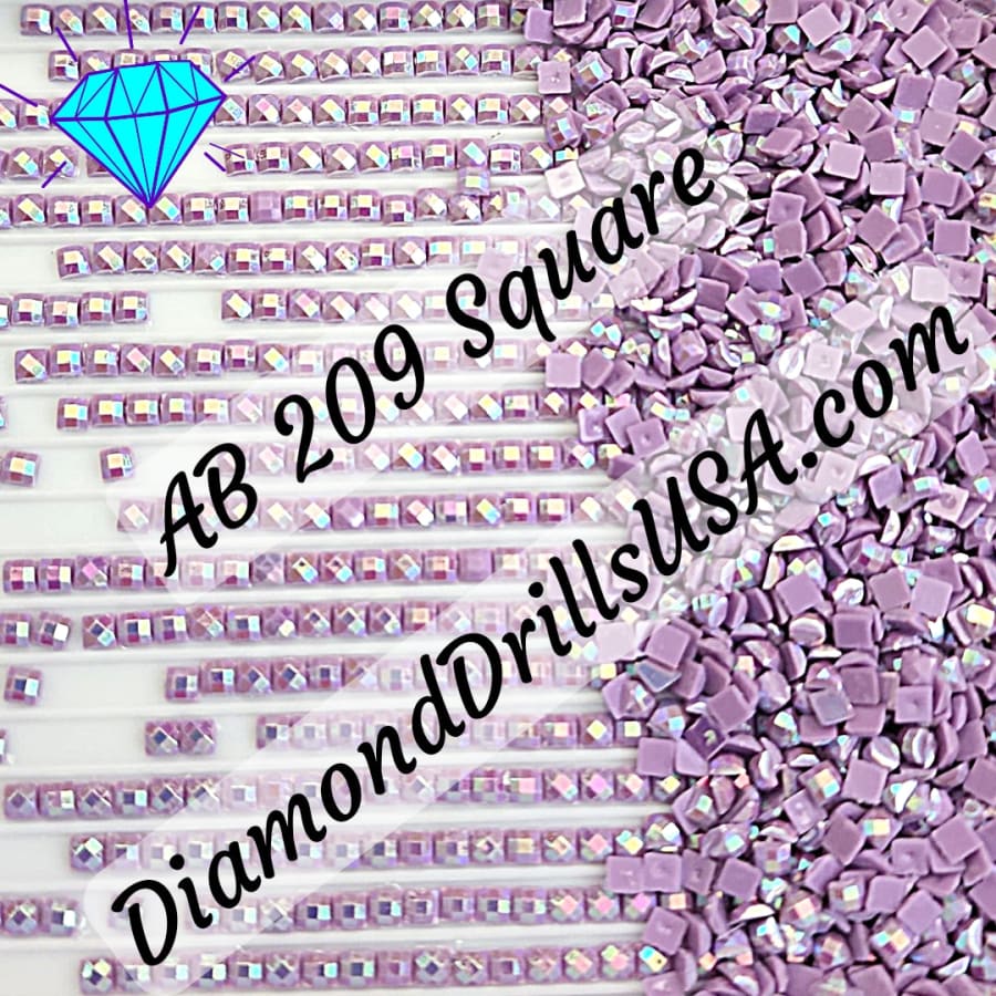 AB 209 SQUARE Aurora Borealis 5D Diamond Painting Drills