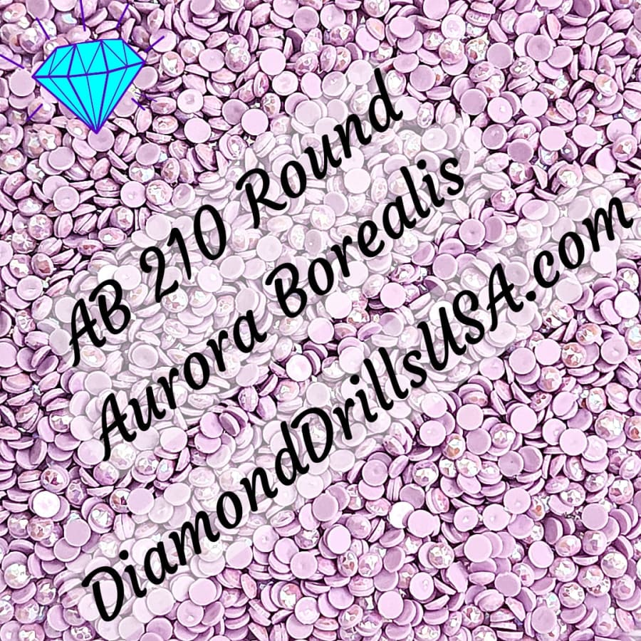 AB 210 ROUND Aurora Borealis 5D Diamond Painting Drills
