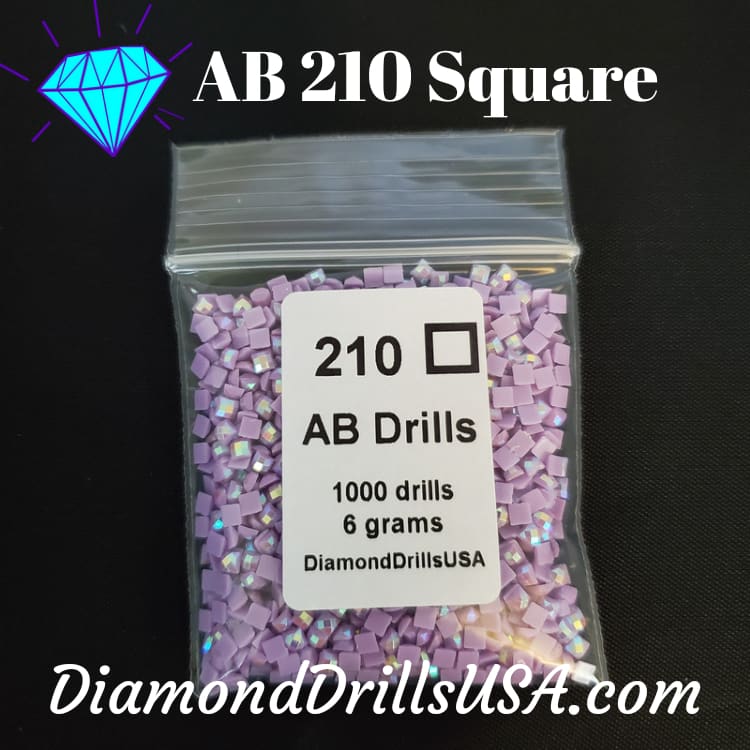 AB 210 SQUARE Aurora Borealis 5D Diamond Painting Drills