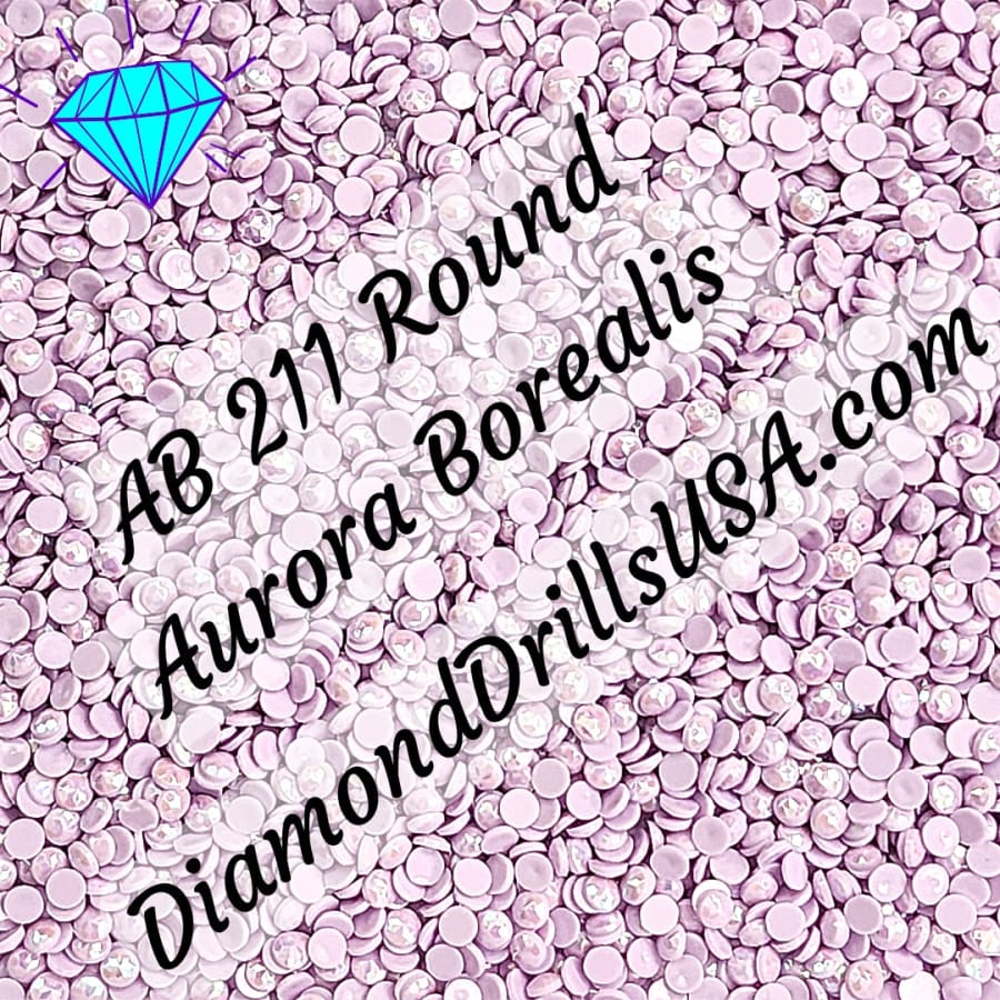 AB 211 ROUND Aurora Borealis 5D Diamond Painting Drills