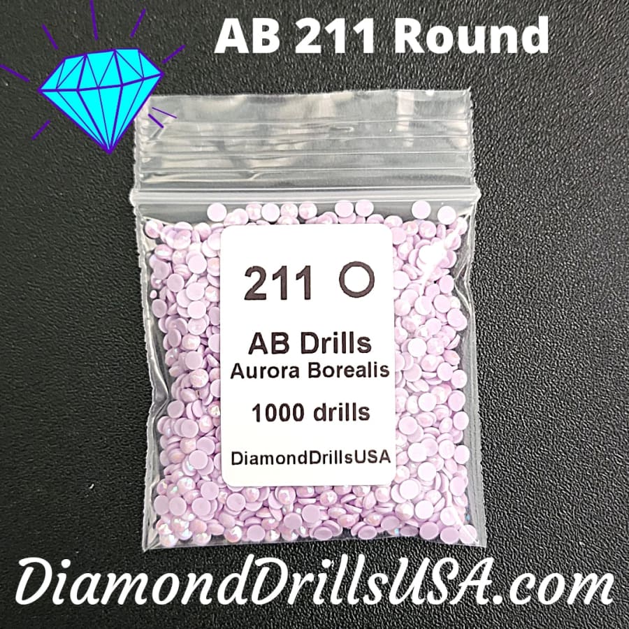AB 211 ROUND Aurora Borealis 5D Diamond Painting Drills