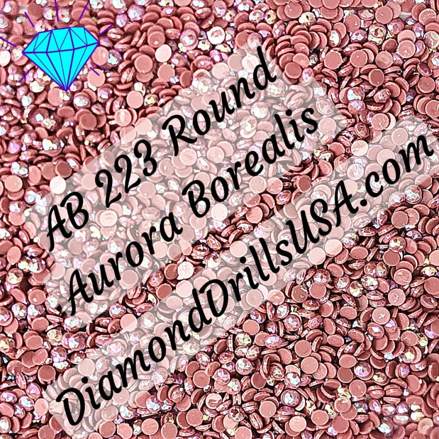 AB 223 ROUND Aurora Borealis 5D Diamond Painting Drills