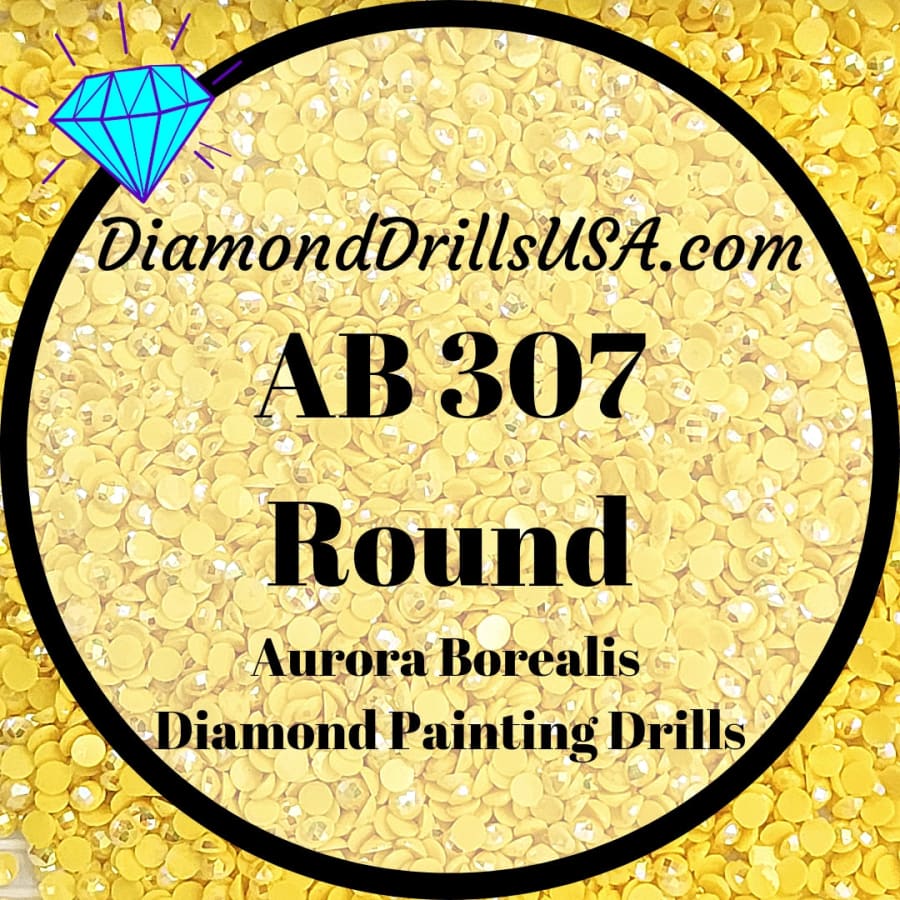 AB 307 ROUND Aurora Borealis 5D Diamond Painting Drills