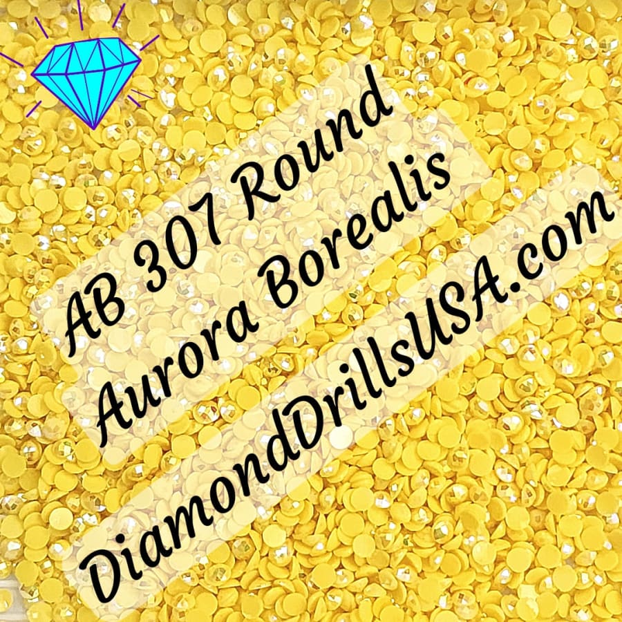 AB 307 ROUND Aurora Borealis 5D Diamond Painting Drills