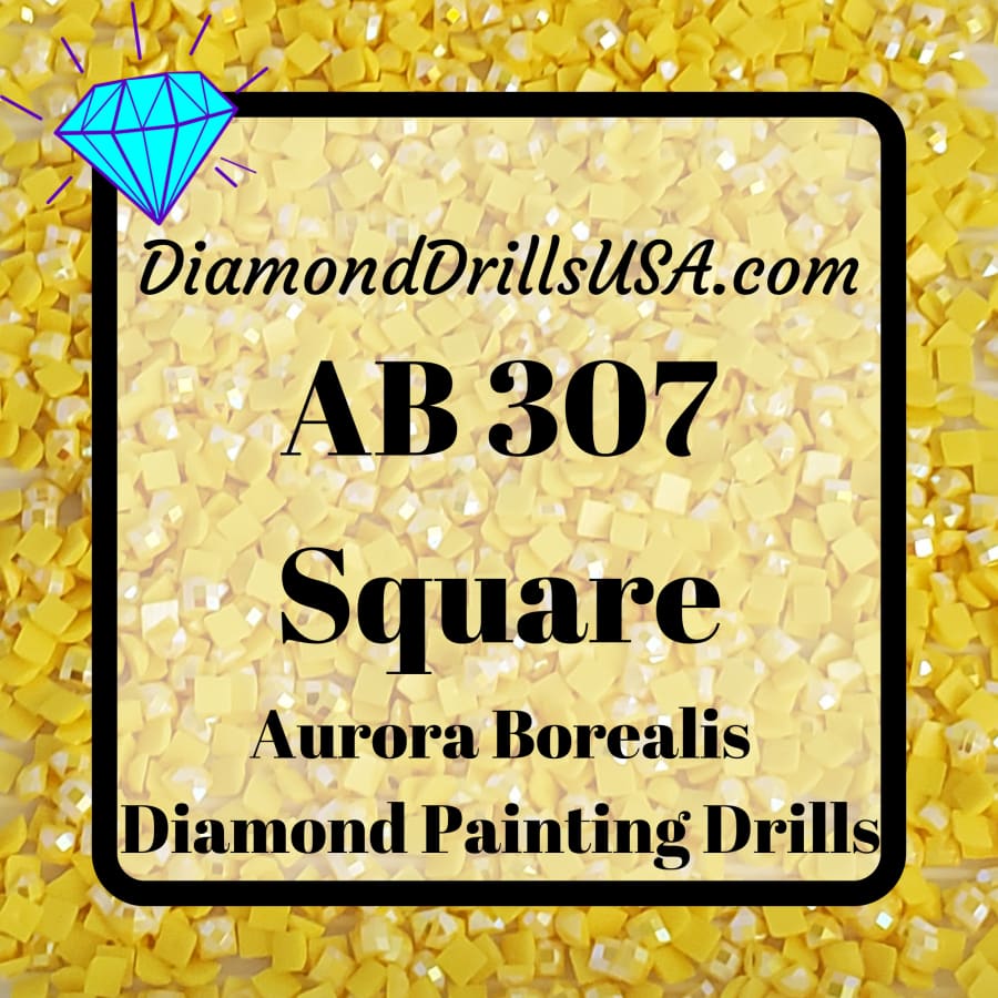 AB 307 SQUARE Aurora Borealis 5D Diamond Painting Drills