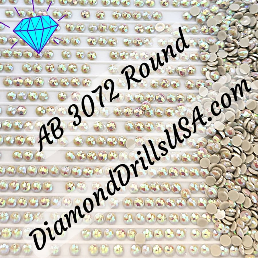 AB 3072 ROUND Aurora Borealis 5D Diamond Painting Drills