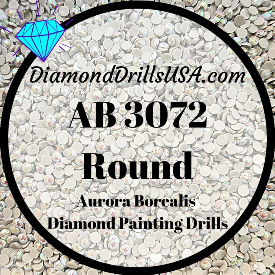 AB 3078 ROUND Diamond Painting Drills Aurora Borealis 5D Beads DMC 3078  Golden Yellow Very Light 