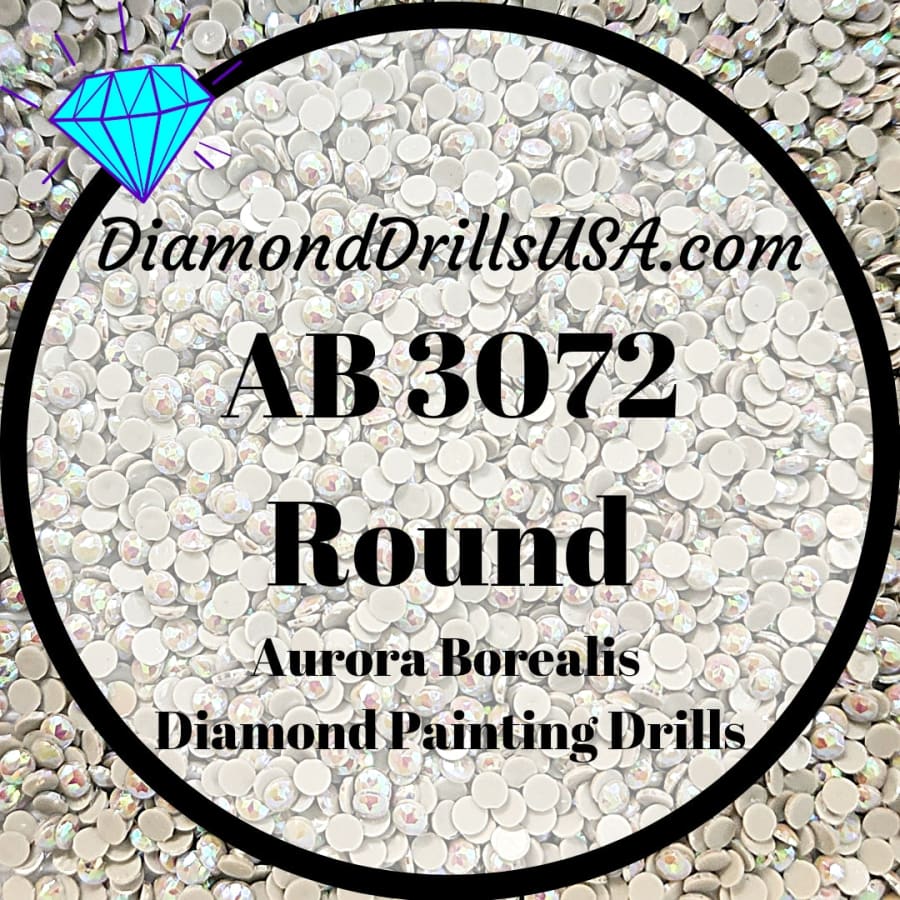 AB 3072 ROUND Aurora Borealis 5D Diamond Painting Drills