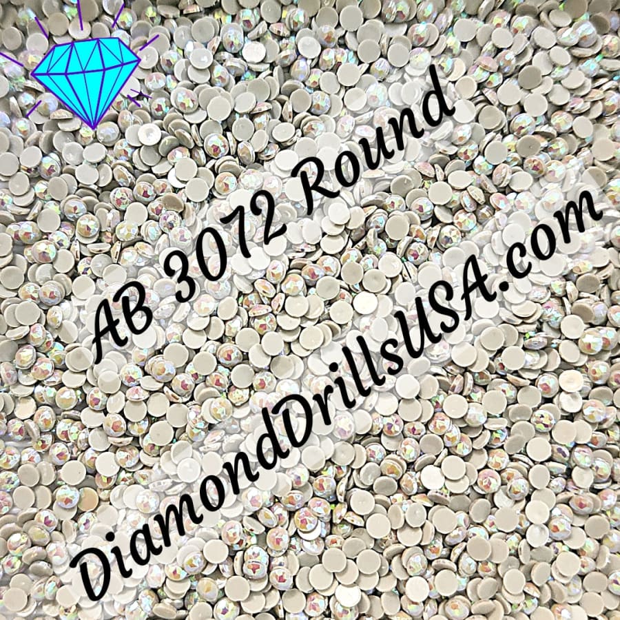 AB 3072 ROUND Aurora Borealis 5D Diamond Painting Drills