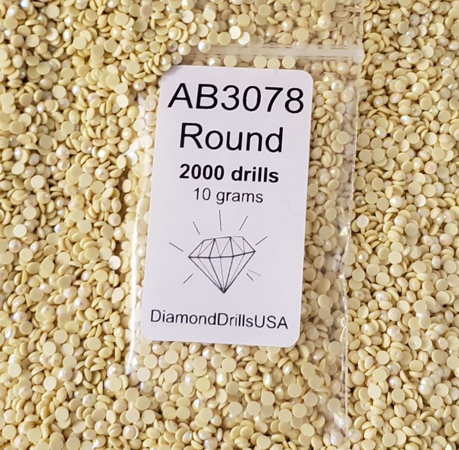 AB 3078 ROUND Aurora Borealis 5D Diamond Painting Drills