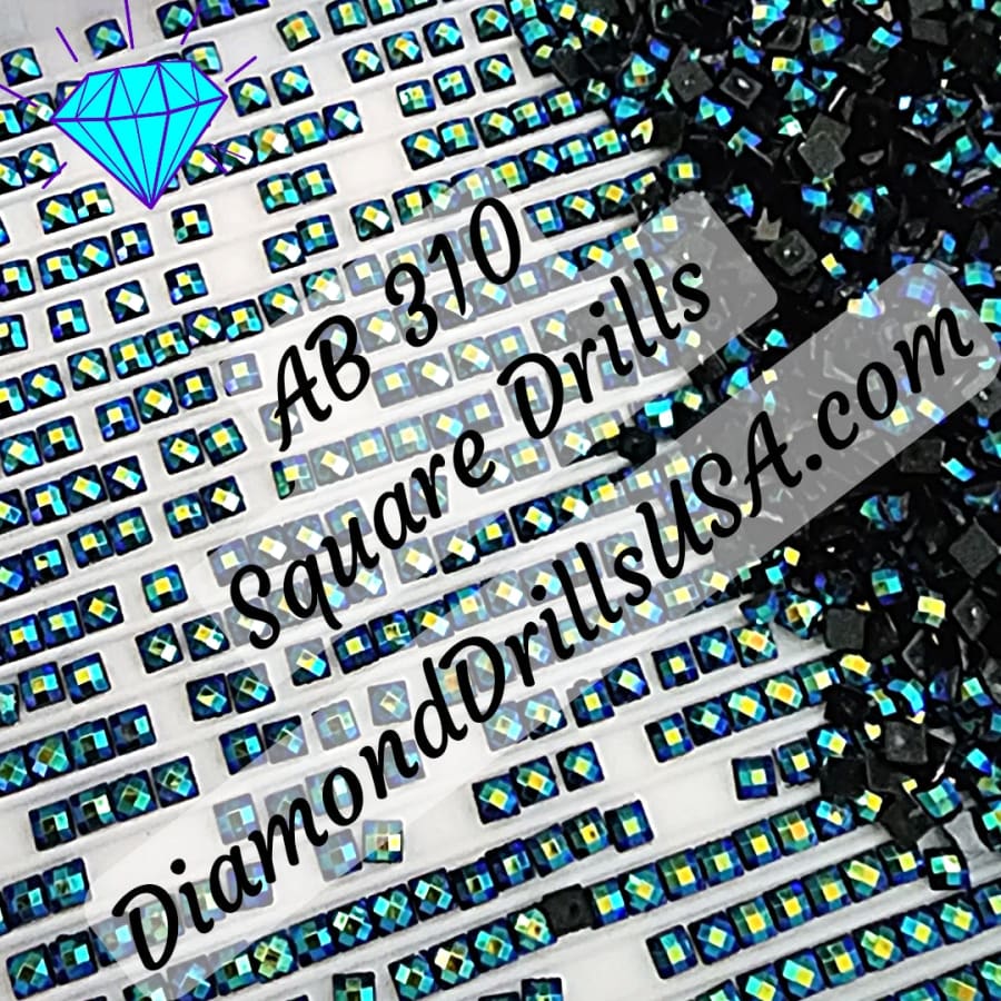 AB 310 SQUARE Aurora Borealis 5D Diamond Painting Drills