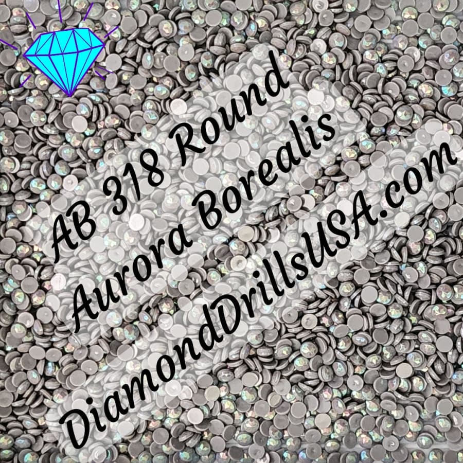 AB 318 ROUND Aurora Borealis 5D Diamond Painting Drills