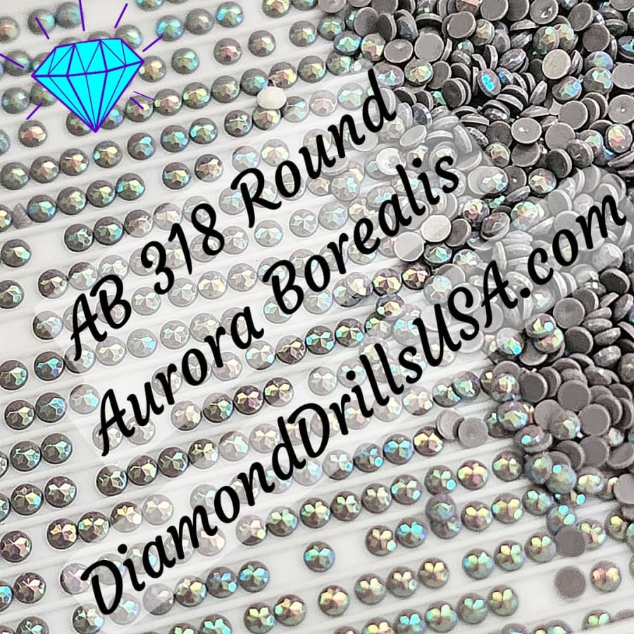 AB 318 ROUND Aurora Borealis 5D Diamond Painting Drills