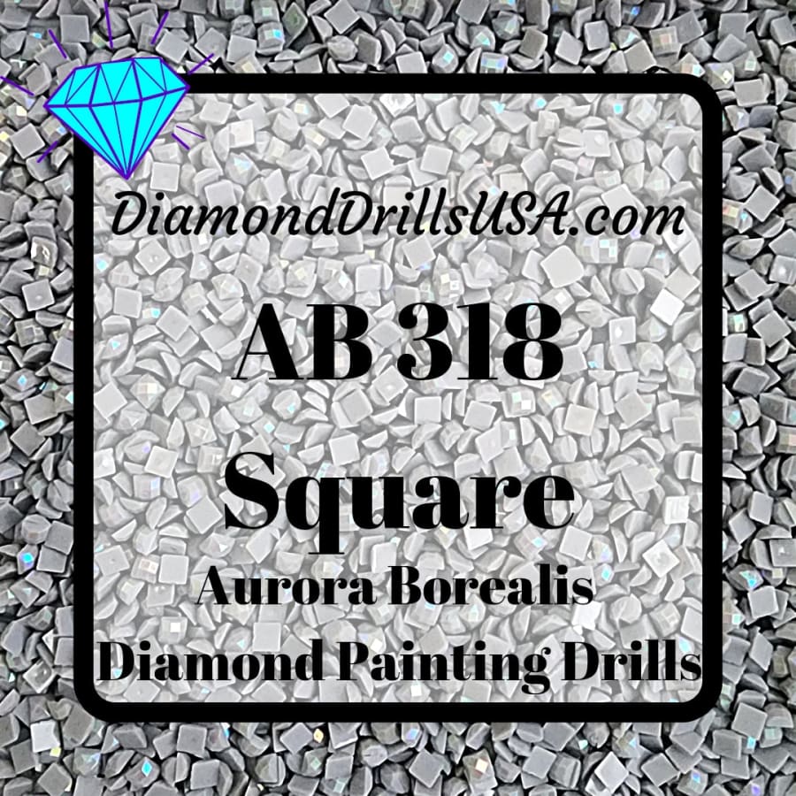 AB 318 SQUARE Aurora Borealis 5D Diamond Painting Drills