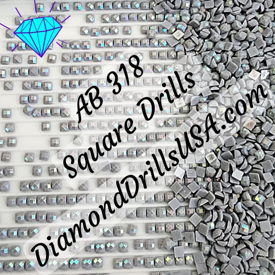 AB 318 SQUARE Aurora Borealis 5D Diamond Painting Drills