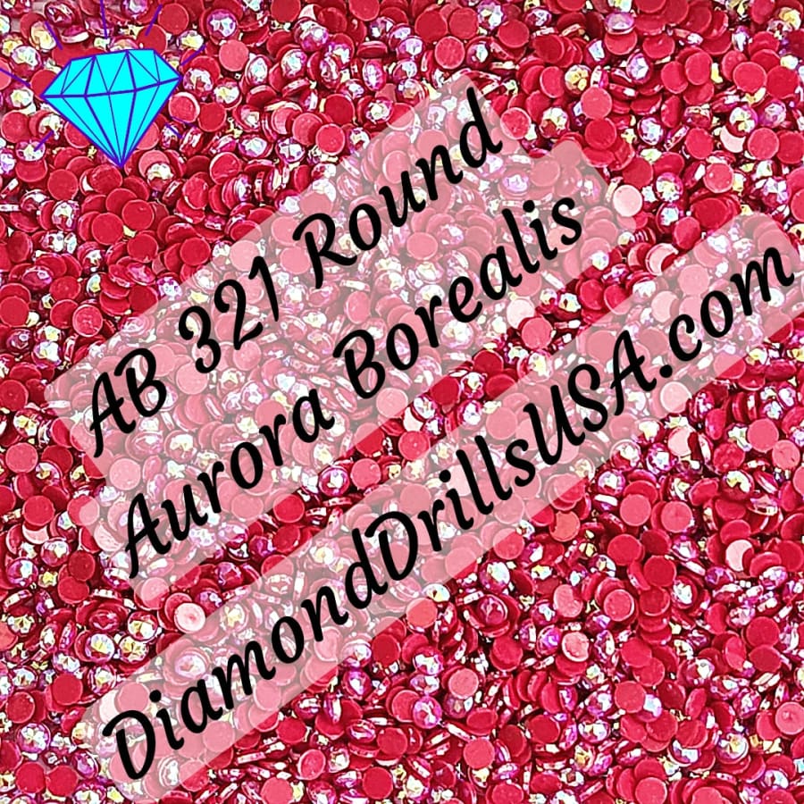 AB 321 ROUND Aurora Borealis 5D Diamond Painting Drills